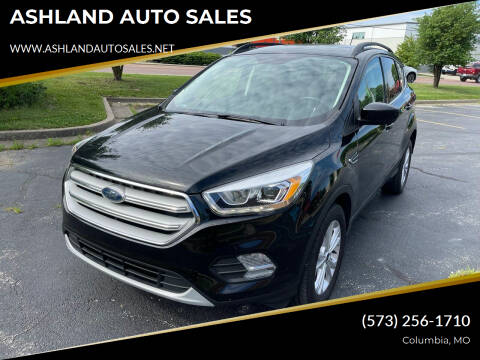 2018 Ford Escape for sale at ASHLAND AUTO SALES in Columbia MO