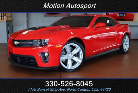2013 Chevrolet Camaro for sale at Motion Auto Sport in North Canton OH