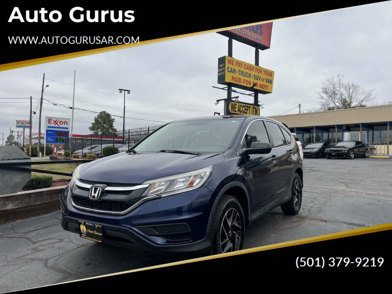 2016 Honda CR-V for sale at Auto Gurus in Little Rock AR