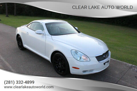 2004 Lexus SC 430 for sale at Clear Lake Auto World in League City TX