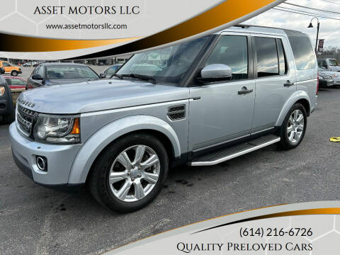 2015 Land Rover LR4 for sale at ASSET MOTORS LLC in Westerville OH