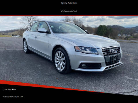 2012 Audi A4 for sale at Variety Auto Sales in Abingdon VA