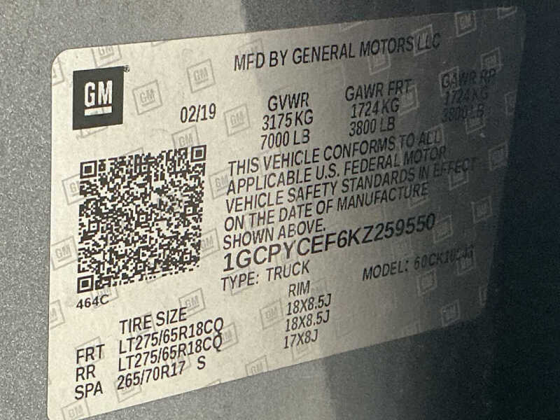 2019 Chevrolet Silverado 1500