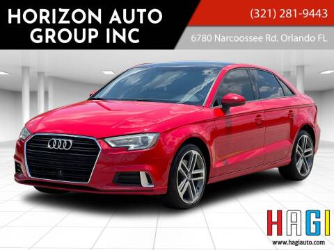 2017 Audi A3 for sale at HORIZON AUTO GROUP INC in Orlando FL