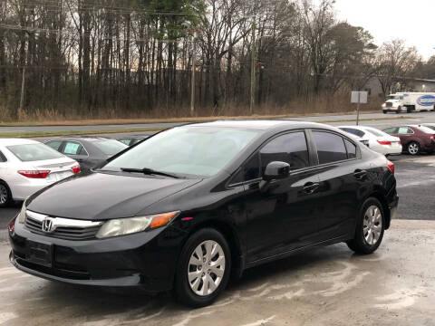 2012 Honda Civic for sale at Express Auto Sales in Dalton GA