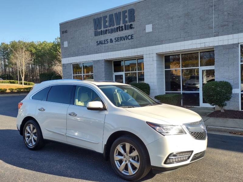 2014 Acura MDX for sale at Weaver Motorsports Inc in Cary NC