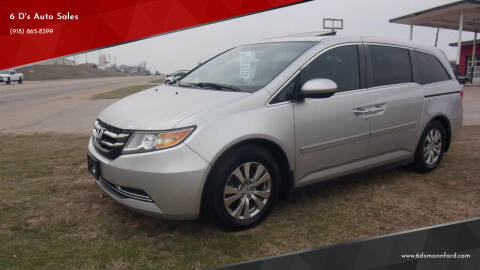 2014 Honda Odyssey for sale at 6 D's Auto Sales in Mannford OK