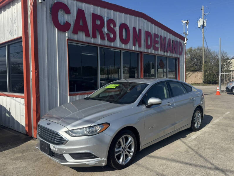 2018 Ford Fusion Hybrid for sale at Cars On Demand 2 in Pasadena TX