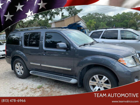 2012 Nissan Pathfinder for sale at TEAM AUTOMOTIVE in Valrico FL
