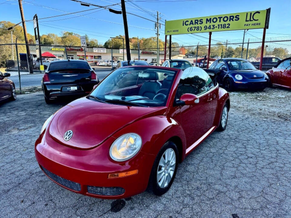 2010 Volkswagen New Beetle Convertible for sale at ICars Motors LLC in Gainesville, GA