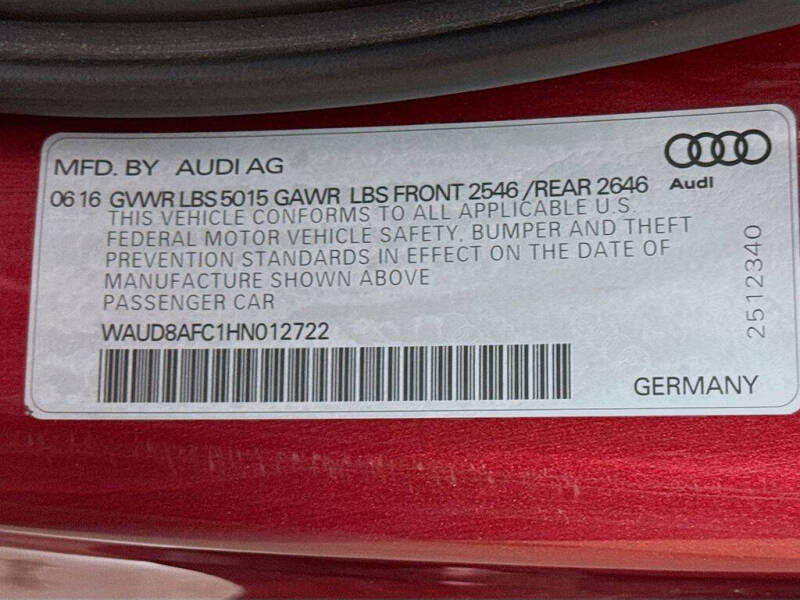 2017 Audi A6 2.0T Premium Plus