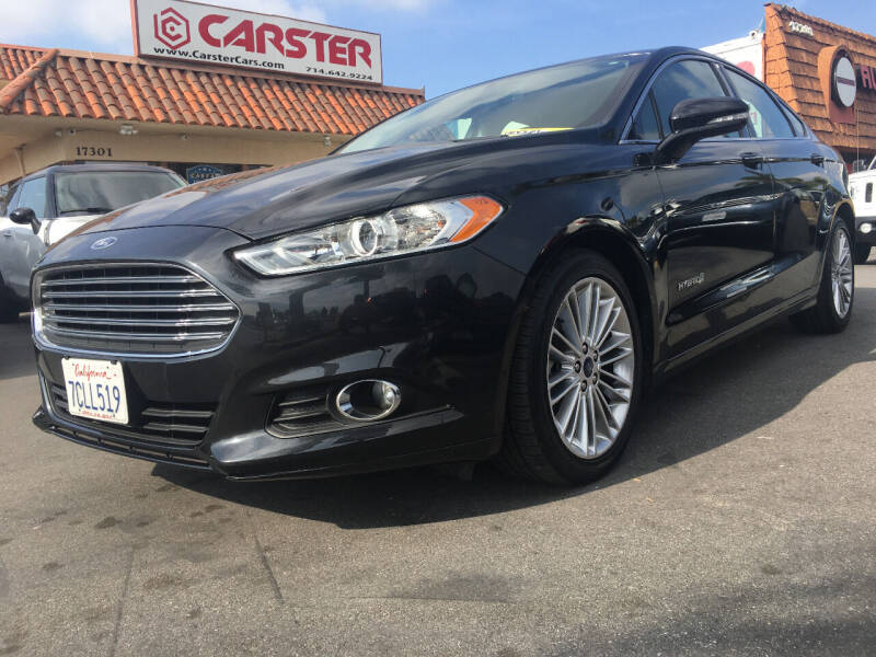 2014 Ford Fusion Hybrid for sale at CARSTER in Huntington Beach CA