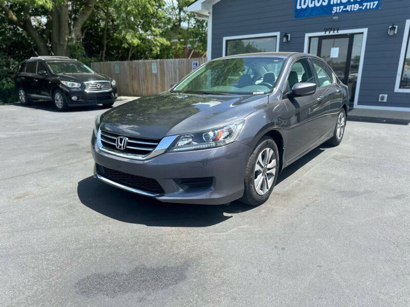 2015 Honda Accord for sale at Logos Motors Inc in Lawrence IN