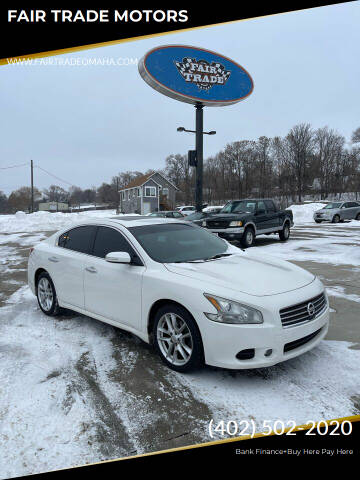 2011 Nissan Maxima for sale at FAIR TRADE MOTORS in Bellevue NE