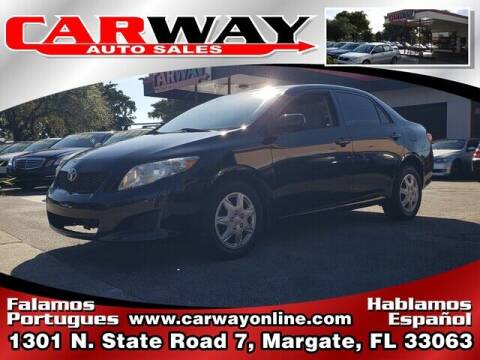 2010 Toyota Corolla for sale at CARWAY Auto Sales in Margate FL