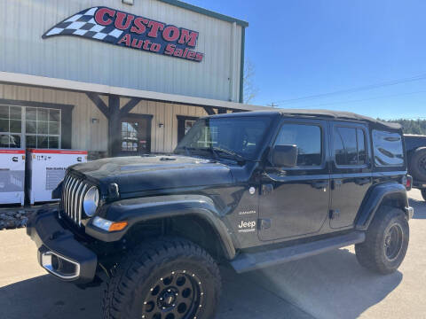 2018 Jeep Wrangler Unlimited for sale at Custom Auto Sales - AUTOS in Longview TX