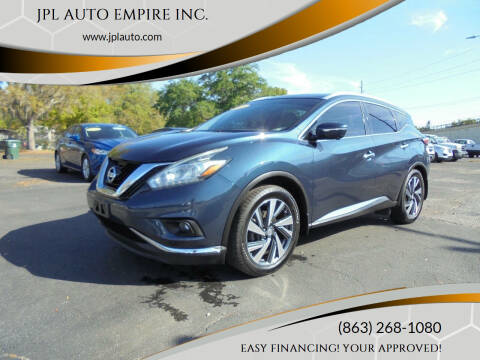 2015 Nissan Murano for sale at JPL AUTO EMPIRE INC. in Lake Alfred FL