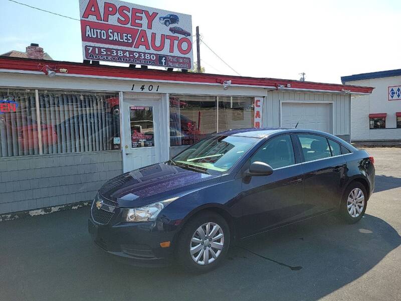 2011 Chevrolet Cruze for sale at Apsey Auto in Marshfield WI