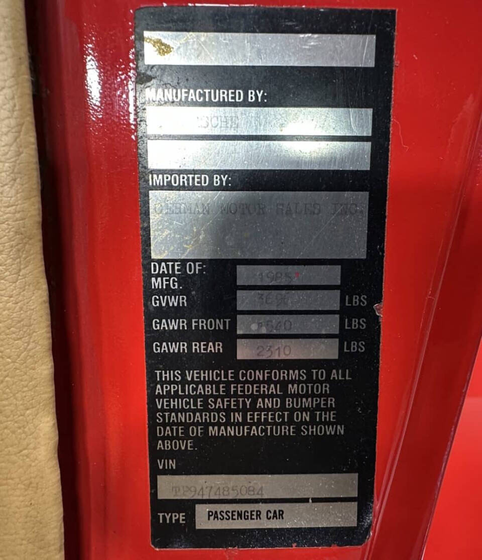 1985 Porsche 930 23