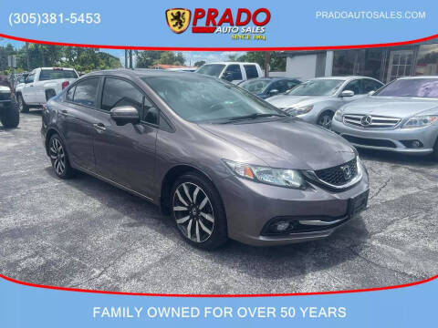2015 Honda Civic for sale at Prado Auto Sales in Miami FL
