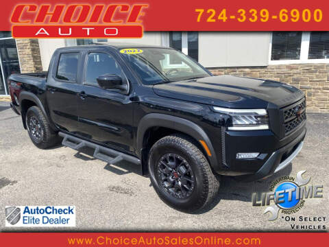 2022 Nissan Frontier for sale at CHOICE AUTO SALES in Murrysville PA