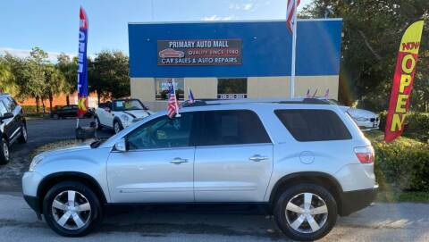 2010 GMC Acadia for sale at Primary Motors Inc - Primary Auto Mall in Fort Myers FL
