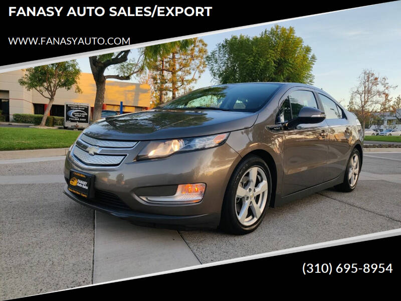 2015 Chevrolet Volt for sale at FANASY AUTO SALES/EXPORT in Yorba Linda CA