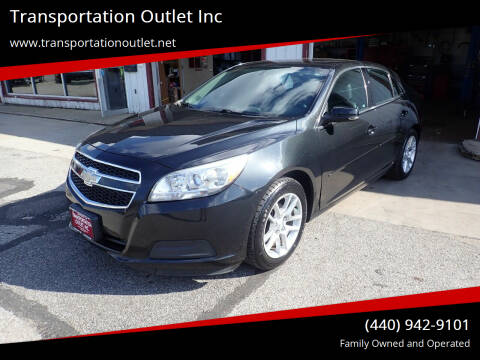 2013 Chevrolet Malibu for sale at Transportation Outlet Inc in Eastlake OH