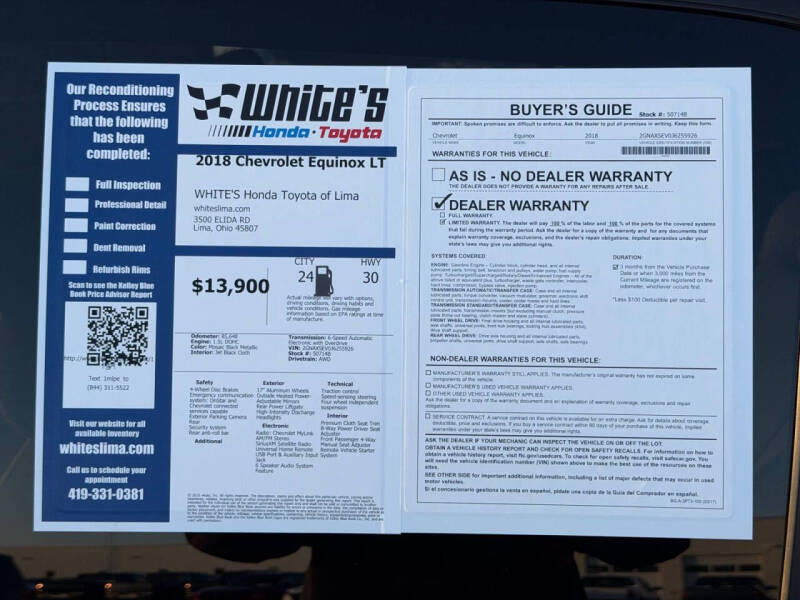 2018 Chevrolet Equinox LT