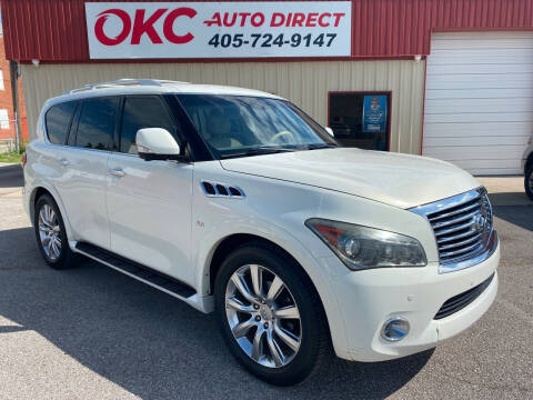 2014 Infiniti QX80 for sale at OKC Auto Direct, LLC in Oklahoma City OK
