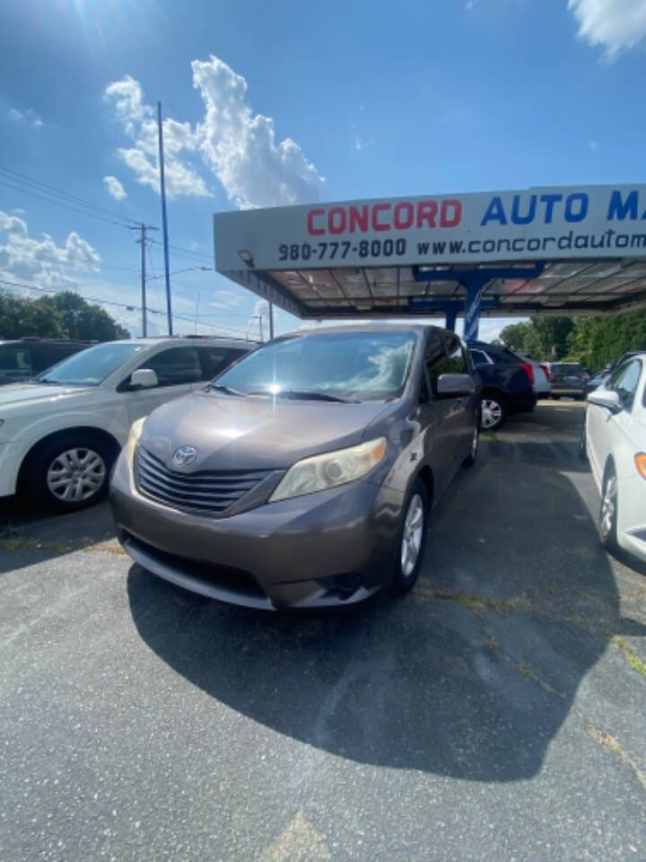 2012 Toyota Sienna for sale at Concord Auto Mall in Concord, NC