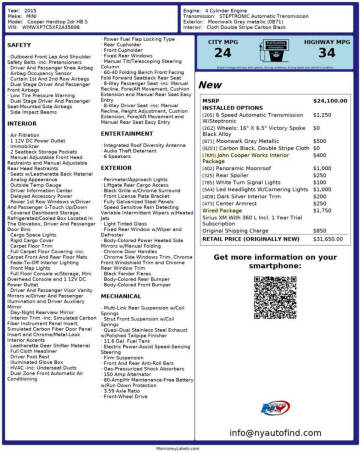 2015 MINI Hardtop 2 Door Cooper S