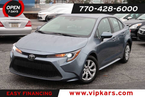 2021 Toyota Corolla for sale at VIP Kars/Smart Auto Finance in Marietta GA
