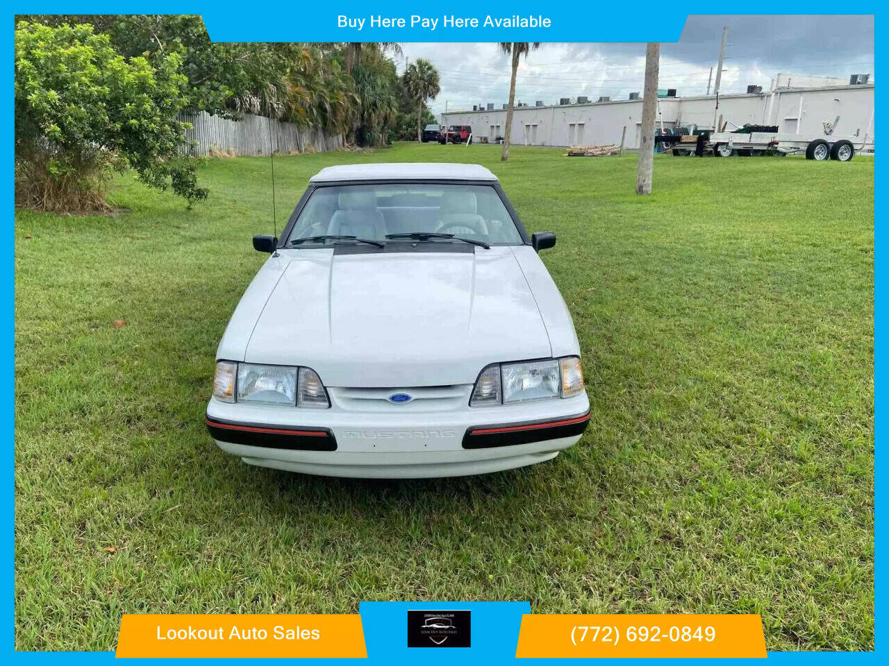 1989 Ford Mustang for sale at Lookout Auto Sales in Stuart, FL