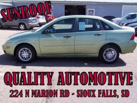 2007 Ford Focus for sale at Quality Automotive in Sioux Falls SD
