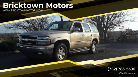 2005 Chevrolet Tahoe for sale at Bricktown Motors in Brick NJ