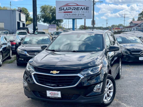 2018 Chevrolet Equinox for sale at Supreme Auto Sales in Chesapeake VA