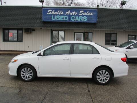 2013 Toyota Corolla for sale at SHULTS AUTO SALES INC. in Crystal Lake IL