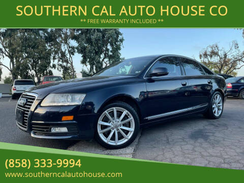 2009 Audi A6 for sale at SOUTHERN CAL AUTO HOUSE CO in San Diego CA