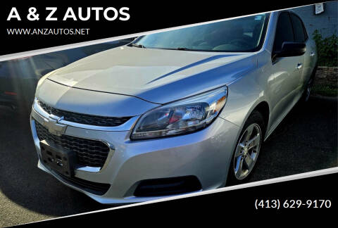 2014 Chevrolet Malibu for sale at A & Z AUTOS in Westfield MA