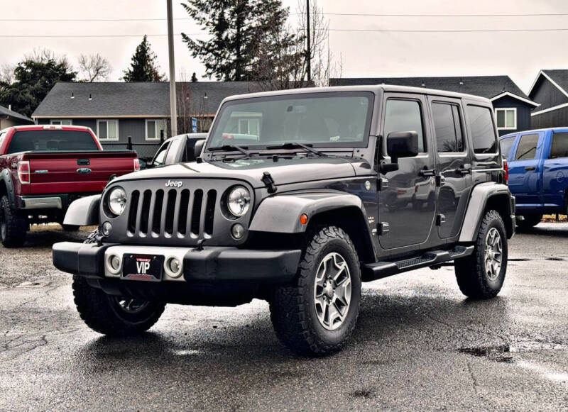 2014 Jeep Wrangler Unlimited for sale at Valley VIP Auto Sales LLC in Spokane Valley WA