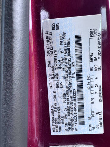 2013 Ford Escape SEL