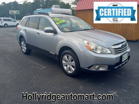2012 Subaru Outback for sale at Holly Ridge Auto Mart in Holly Ridge NC