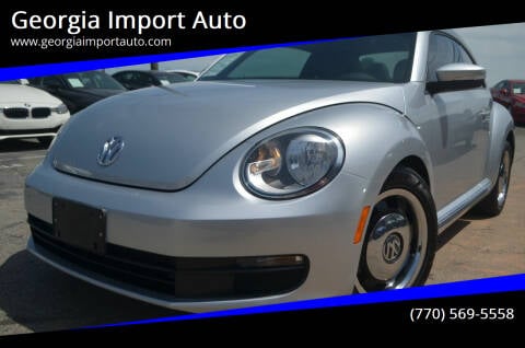 2012 Volkswagen Beetle for sale at Georgia Import Auto in Alpharetta GA