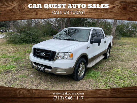 2005 Ford F-150 for sale at CAR QUEST AUTO SALES in Houston TX