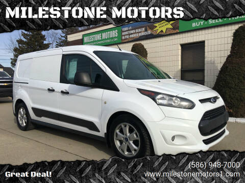 2015 Ford Transit Connect for sale at MILESTONE MOTORS in Chesterfield MI