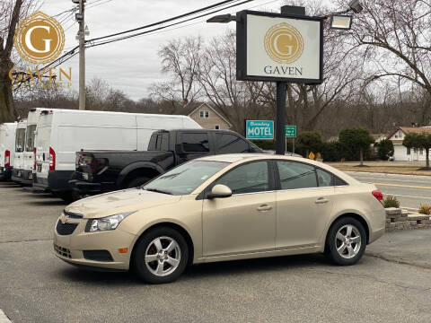2011 Chevrolet Cruze for sale at Gaven Commercial Truck Center in Kenvil NJ