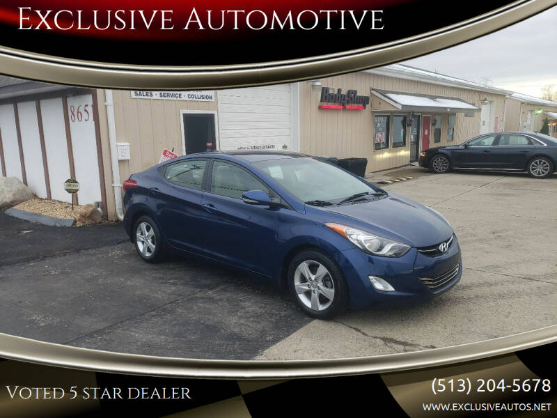 2013 Hyundai Elantra for sale at Exclusive Automotive in West Chester OH