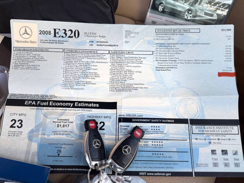 2008 Mercedes-Benz E-Class E 320 BlueTEC