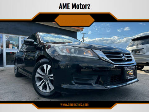 2015 Honda Accord for sale at AME Motorz in Wilkes Barre PA